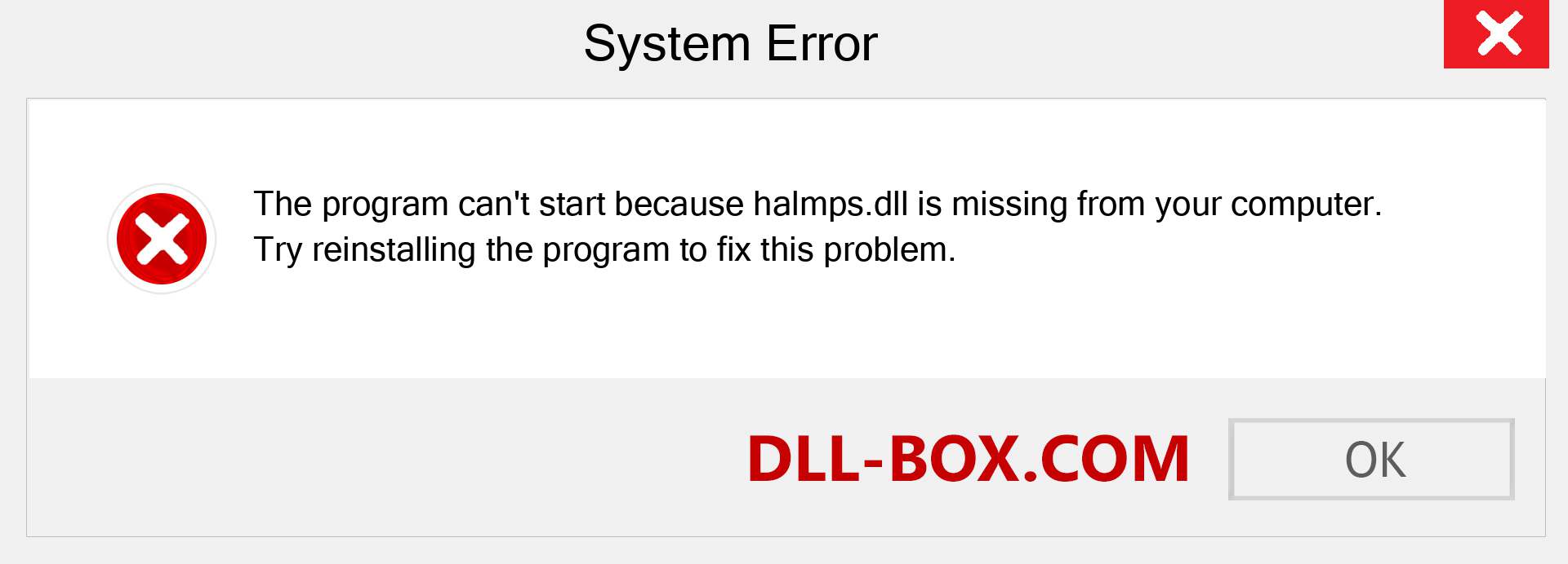  halmps.dll file is missing?. Download for Windows 7, 8, 10 - Fix  halmps dll Missing Error on Windows, photos, images